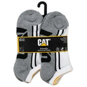 Wholesale - 6pk LRG CAT OVERSIZED LOGO 1/2 CUSHION NS SOCKS, UPC: 193159089191
